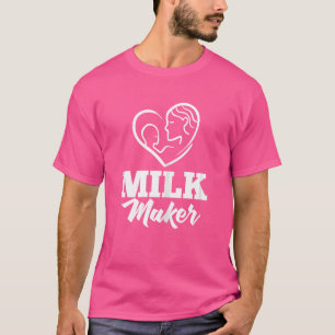 Frauen Stillzeit Neugeborene Stillzeit Milchpumpe  T-Shirt