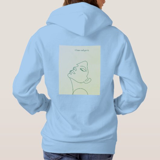 Frauen stilvolle Hoodies (Rückseite)