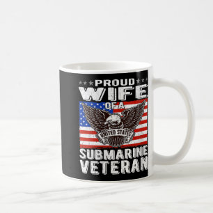 Frauen stolz Ehefrau des US-U-Boot-Veteranen Patri Kaffeetasse