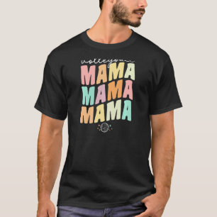 Frauen stolz Volleyball-Ball Mama für Frauen Groov T-Shirt
