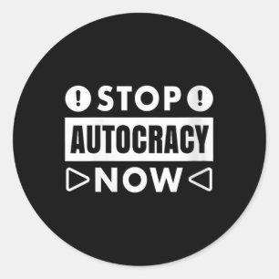 Frauen stoppen Autokratie jetzt überall in den USA Runder Aufkleber