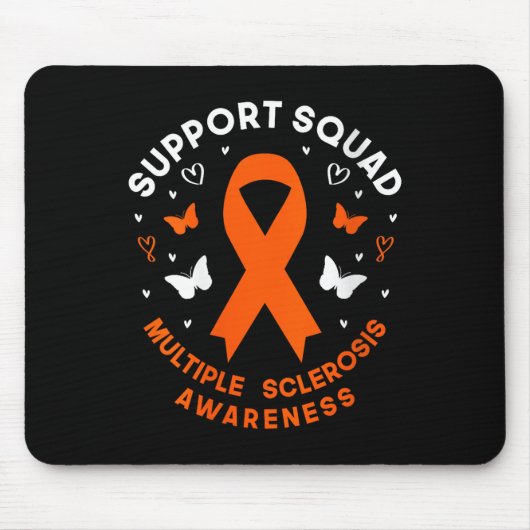 Frauen-Support-Mannschaft Multiple Sklerose-Bewuss Mousepad (Vorne)
