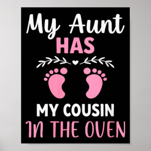 Frauen Süß Meine Tante Hat Meinen Cousin Im Ofen S Poster