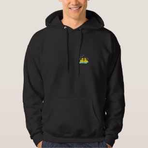 Frauen Süße Kleine Gelbe Gummiente V-Ausschnitt Hoodie