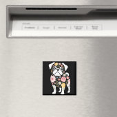 Frauen Süße Mops-Hundemutter Magnet (In Situ (Geschirrspüler))