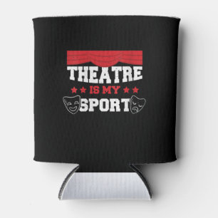 Frauen süßes Schauspielertheater ist mein Sport Ac Dosenkühler