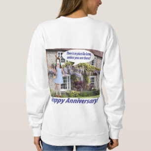 Frauen Sweatshirt. Alles Gute zum Jubiläum. Sweatshirt