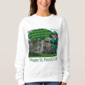 Frauen Sweatshirt. Alles Gute zum St. Patrick's Da Sweatshirt (Vorderseite)