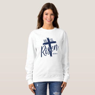 Frauen Sweatshirt Er Ist Auferstanden