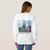 Frauen Sweatshirt. Glückwunsch 4. Ratte/Unclesam Sweatshirt (Schwarz voll)