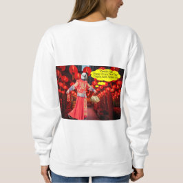 Frauen Sweatshirt. Happy Chinese New Year. Panda Sweatshirt