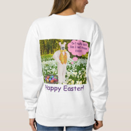 Frauen Sweatshirt. Happy Oaster. klipspringer/bu Sweatshirt