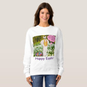 Frauen Sweatshirt. Happy Oaster. klipspringer/bu Sweatshirt (Vorne ganz)