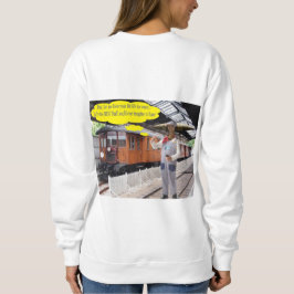 Frauen Sweatshirt. Happy Vatertag. Kuh/Kondu Sweatshirt