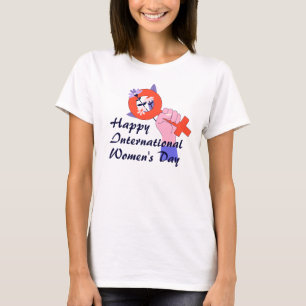 Frauen-Symbol Frohes Frauen Tag T-Shirt