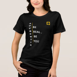 Frauen T-Shirt - Authentische Stimmung Tri-Blend Shirt