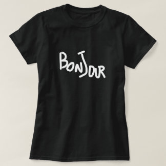 Frauen T-Shirt Bonjour