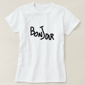 Frauen T-Shirt Bonjour