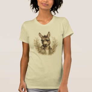 Frauen T-Shirt Cooler Esel