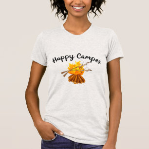 Frauen T-Shirt-Happy Camper T-Shirt