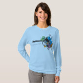 Frauen-T - Shirt - machen Sie Spaß u. leben Sie (Vorne ganz)