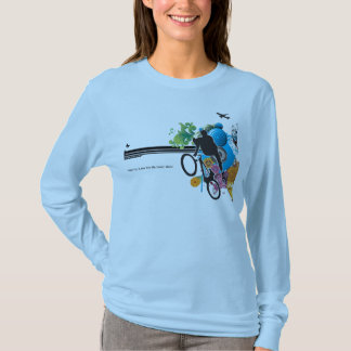 Frauen-T - Shirt - machen Sie Spaß u. leben Sie