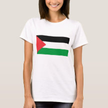 Frauen T Shirt mit der Flagge Palästinas