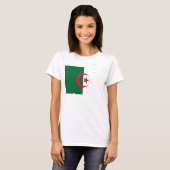 Frauen T Shirt mit Flagge Algeriens (Vorne ganz)