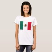 Frauen T Shirt mit Flagge Mexikos (Vorne ganz)