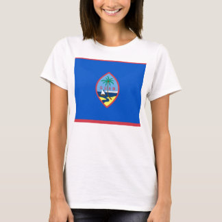 Frauen T Shirt mit Flagge von Guam