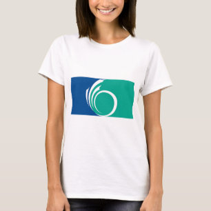 Frauen T-Shirt mit Flagge von Ottawa, Kanada