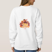 Frauen T Shirt mit "Jam Session". (Rückseite)