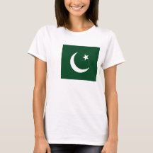 Frauen T-Shirt mit pakistanischer Flagge
