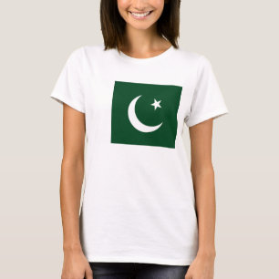 Frauen T-Shirt mit pakistanischer Flagge