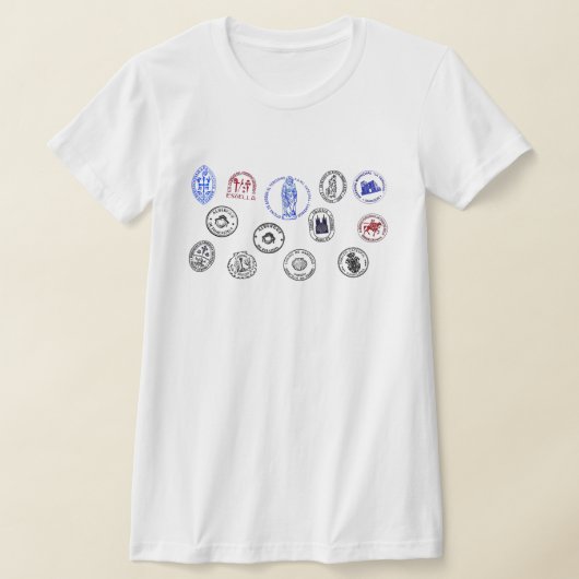 Frauen T-Shirt Saint James Way (Ablage )