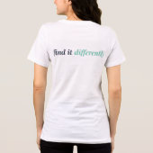 Frauen-T-Shirt Tri-Blend Shirt (Rückseite)