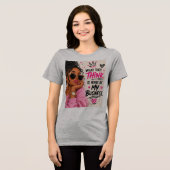 Frauen T-Shirt Tri-Blend Shirt (Vorderseite voll)