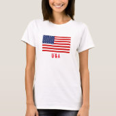 Frauen-T - Shirt USA (Vorderseite)