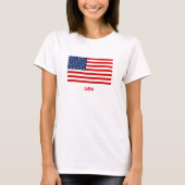 Frauen-T - Shirt USA (Vorderseite)