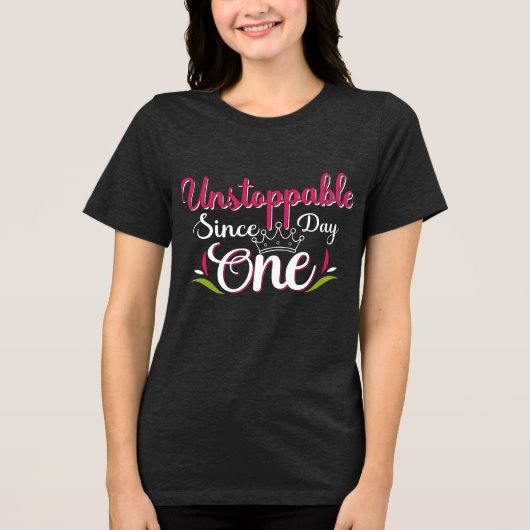 Frauen Tag 8. März Design Tri-Blend Shirt (Vorderseite)