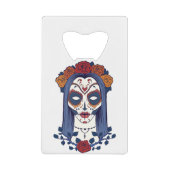 Frauen-Tag der Toten Geldbeutel Flaschenöffner (Vorderseite)