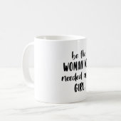 Frauen Tag Mädchen Power Frauen Frauenvorteil Kaffeetasse (Vorderseite Links)