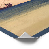 Frauen tanzen an der Küste Poster (Ecke)