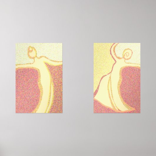 Frauen tanzen bilderwand sets (Vorderseite)