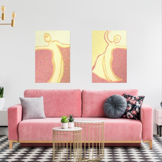 Frauen tanzen bilderwand sets (Wohnzimmer)