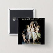 Frauen tanzen button (Vorne & Hinten)