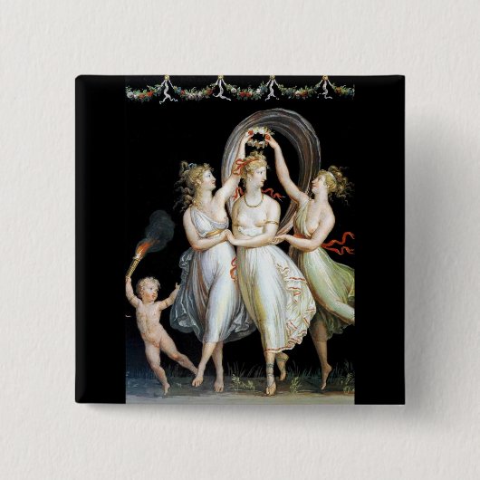 Frauen tanzen button (Vorderseite)