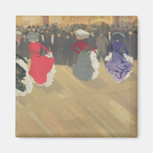 Frauen tanzen die Dosen Magnet