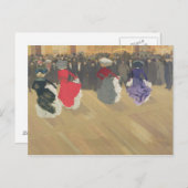 Frauen tanzen die Dosen Postkarte (Vorne/Hinten)