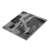 Frauen-Tanzen Fliese (Seite)